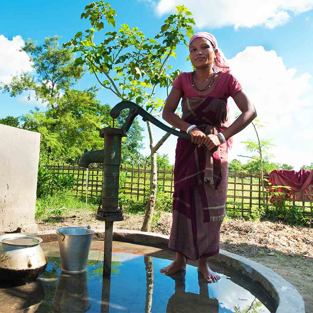 A Jesus Well gives fresh water to an entire village, improving health and hygiene and even saving lives.
