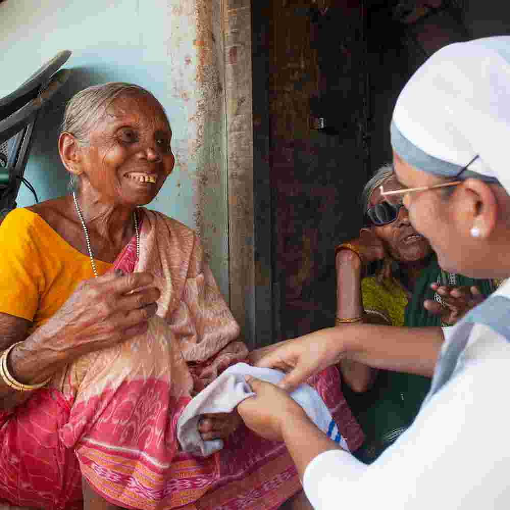 Leprosy patients don't often experience love or care from others because of the disfiguring disease that afflicts them, but the love of Jesus shown to them by GFA workers is brining hope and smiles to their faces!