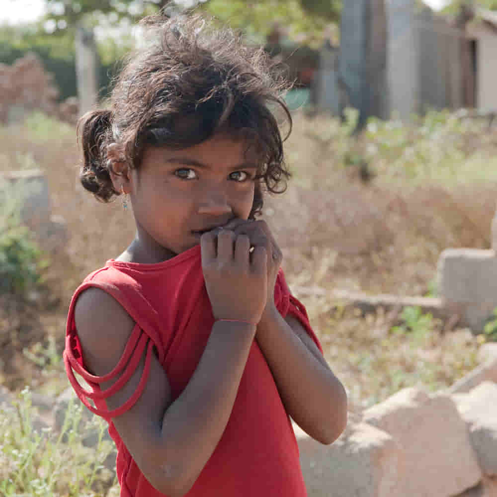 Like Neoma and millions in South Asia, this girl and her family are trapped in the cycle of poverty
