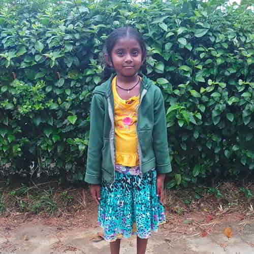 Jenya, a child labor victim, helped by GFA World child sponsorship program