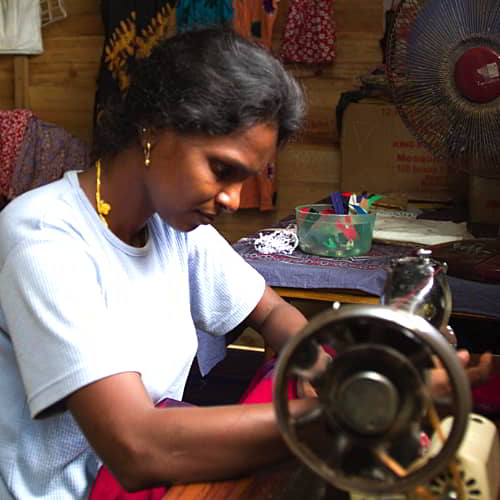 GFA World income generating gifts of sewing machines help break the poverty mindset
