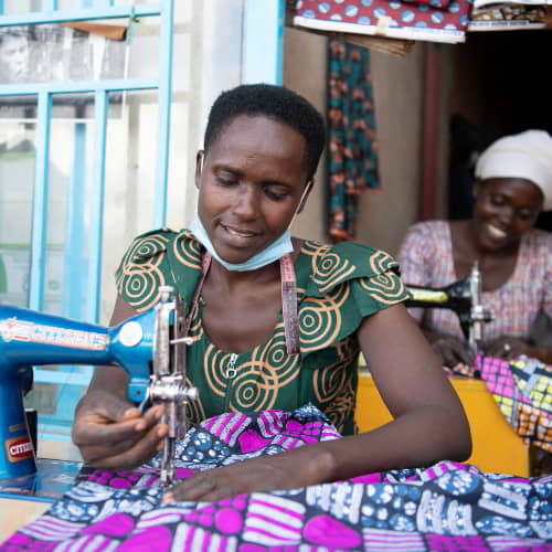 GFA World income generating gifts of sewing machines and vocational training