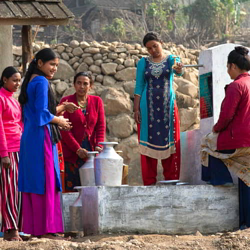 Village community in Nepal enjoys clean water through GFA World Jesus Wells