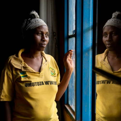 Widow in poverty from Rwanda