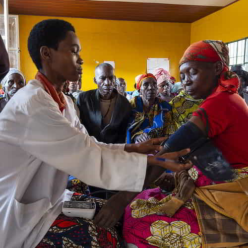 GFA World free medical camp treating hundreds of patients in Rwanda Africa