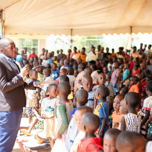 GFA World national missionaries teaching children in Rwanda Africa