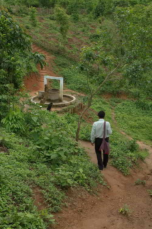 Communities are able to enjoy clean water through the installation of Jesus Wells in their village through GFA World's Christian missionary activities