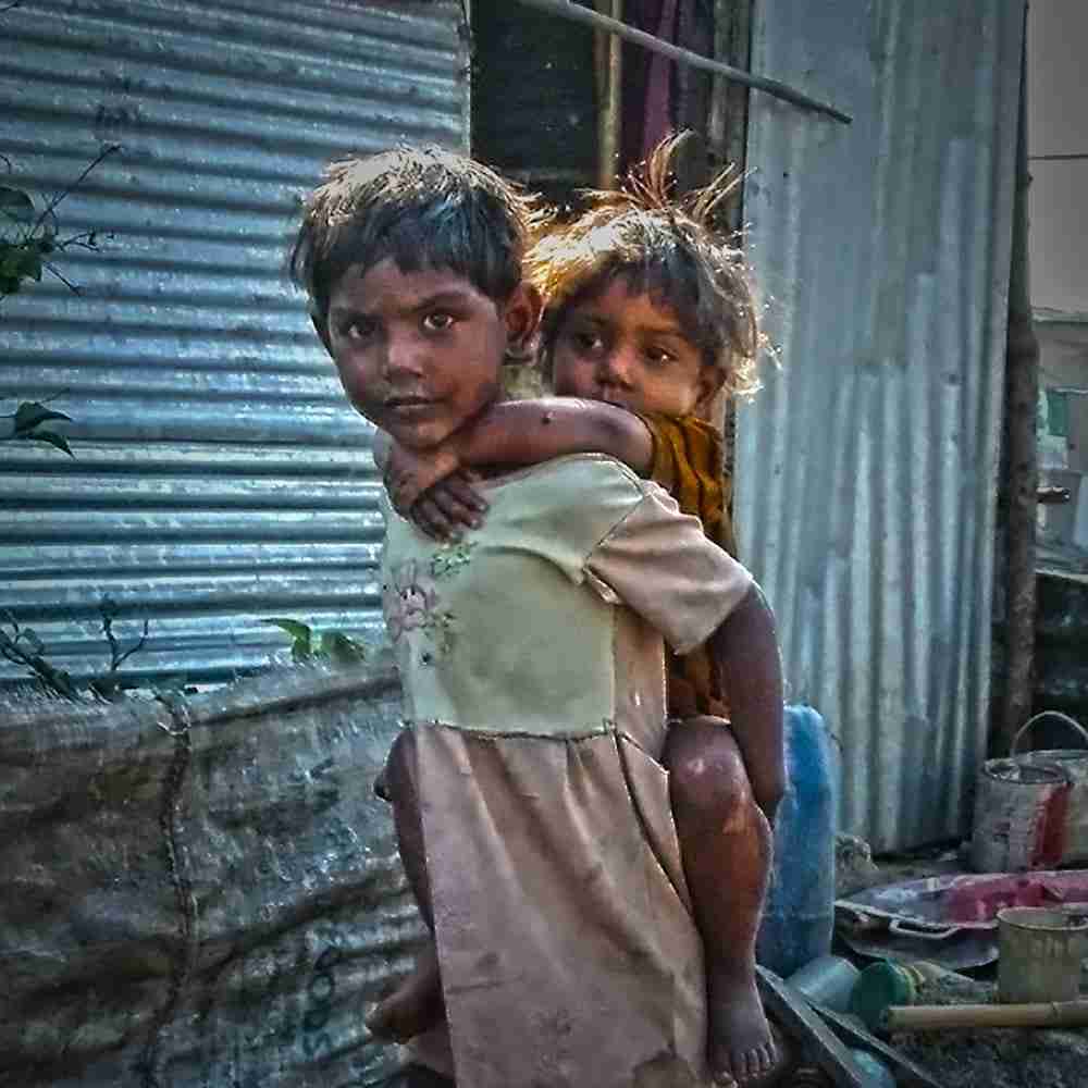 Slum children