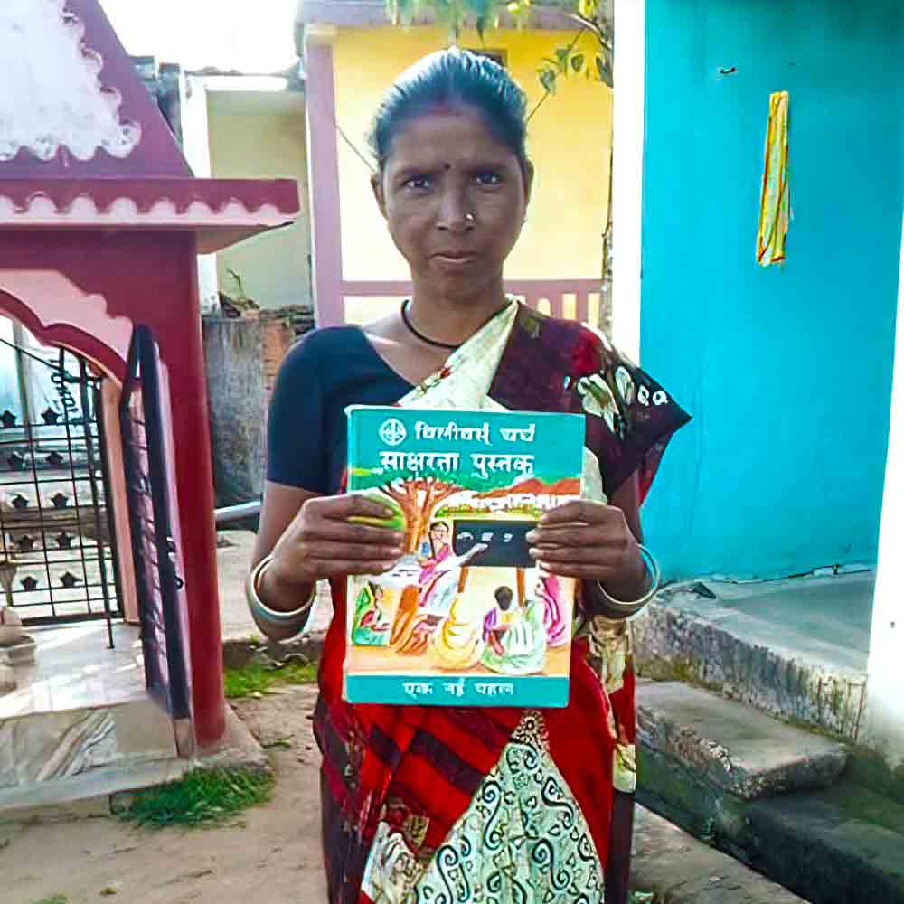 From a poor family, Preshti was unable to attend school as a child. An education seemed out of reach. Then she participated in GFA’s literacy program.