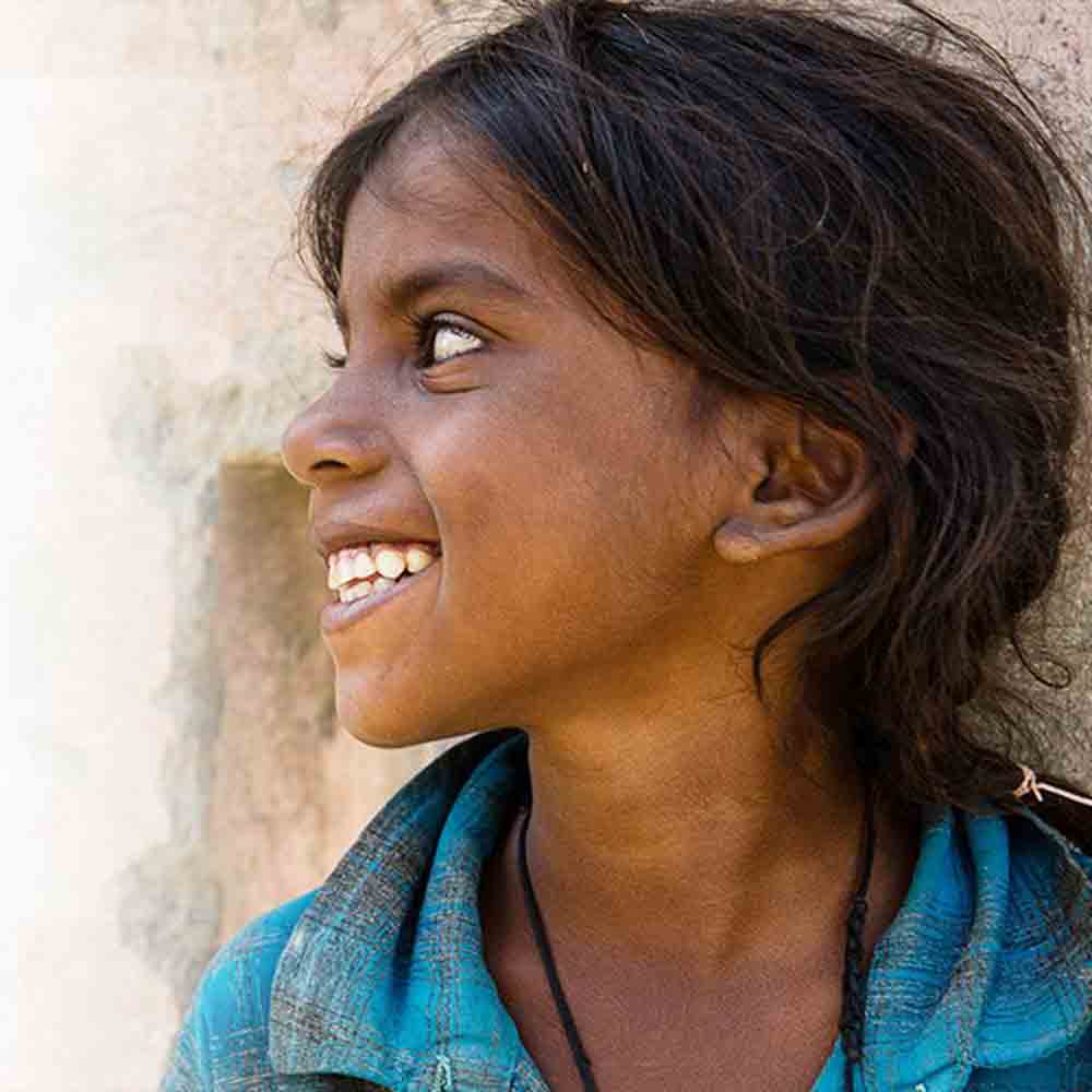 A young girl's life can be changed through the help of poverty organizations like GFA World