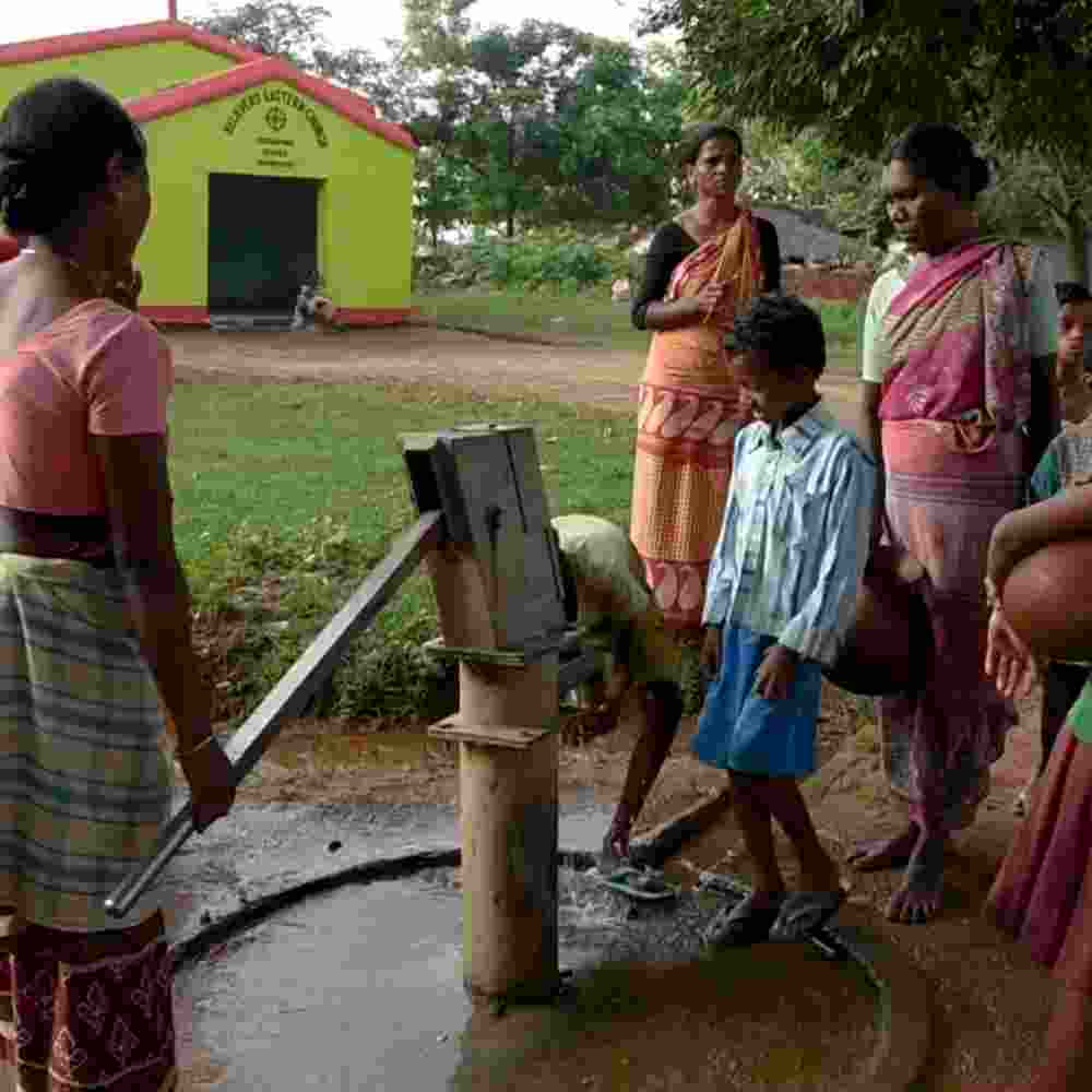 Jesus Well installed in Suhana's village through GFA World, one of the various water solutions available