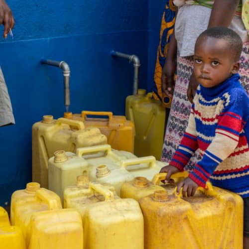 GFA World Jesus Wells providing clean water in Rwanda, Africa