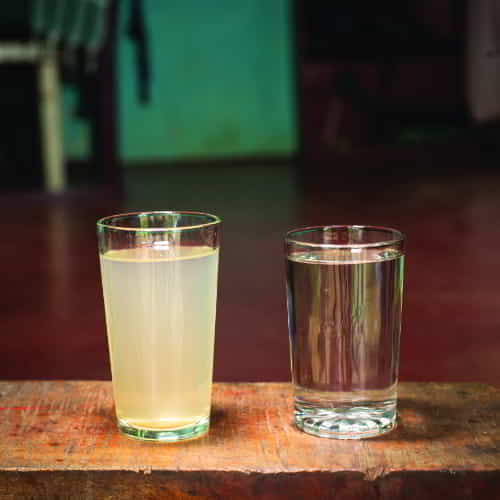Contaminated water source in South Asia