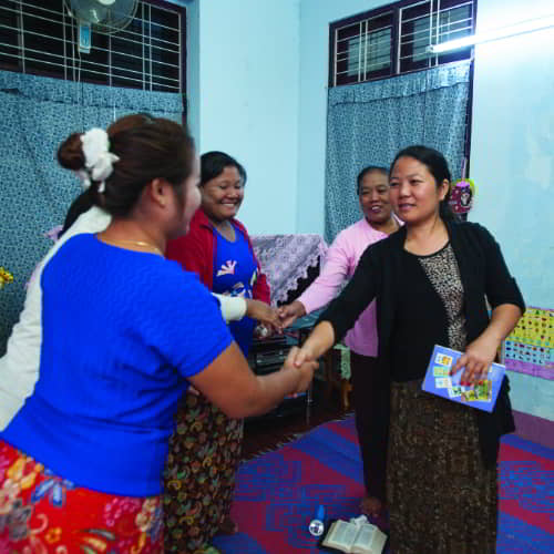 GFA World (Gospel for Asia) missionaries bring help for widows