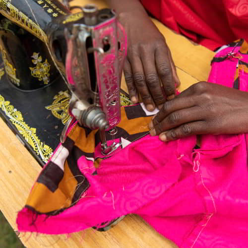 GFA World income generating vocational training of tailoring in Rwanda, Africa