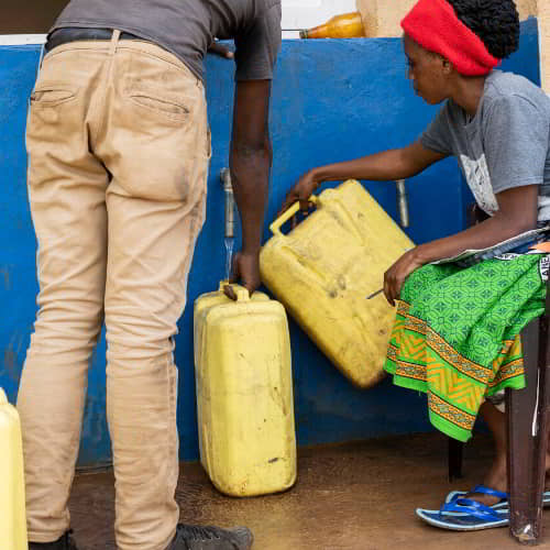 GFA World Jesus Wells providing clean water in Rwanda, Africa