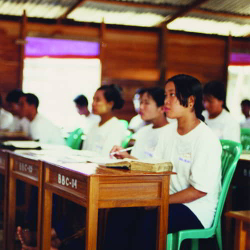 Students in GFA World literacy program