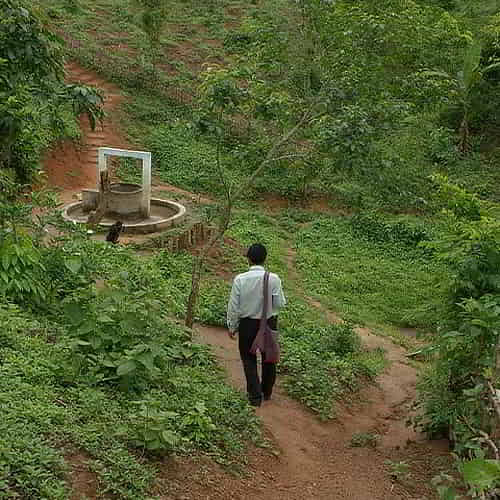 Community enjoys clean water through the installation of Jesus Wells in their village through GFA World's Christian missionary activities